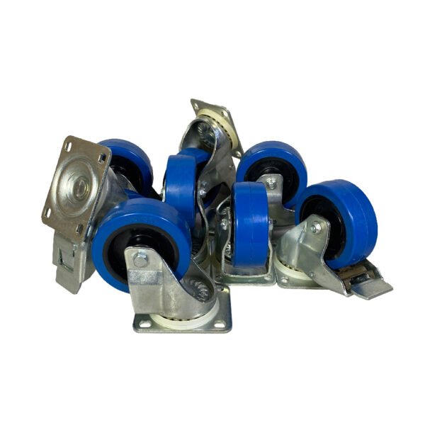 RUEDA CON FRENO 200KG - 37024