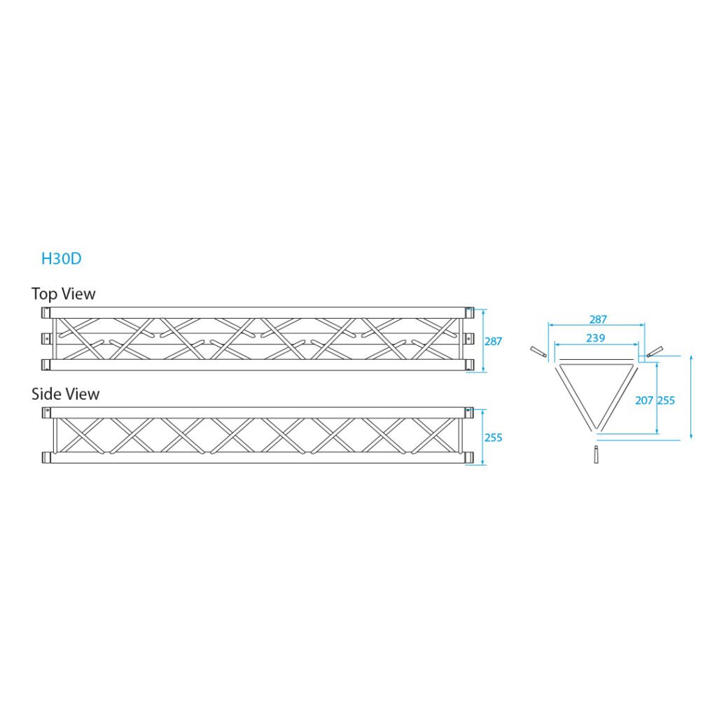 Triangular H Frame Triangular H30D