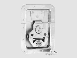 CERRADURA DE MARIPOSA GRANDE C/ RESORTE C/LLAVE SIN PASO PERFIL 14MM - 17250 LS