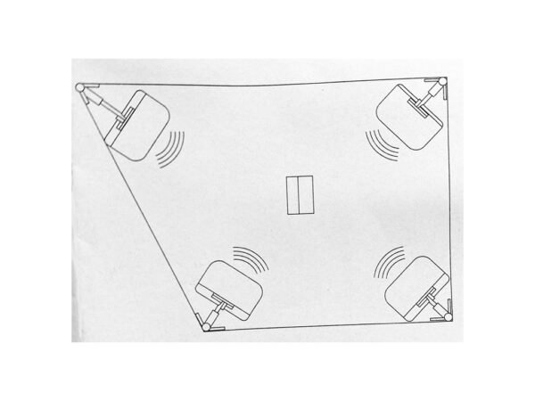 SOPORTE DE PARED PARA PARLANTE - SPS ADG-1