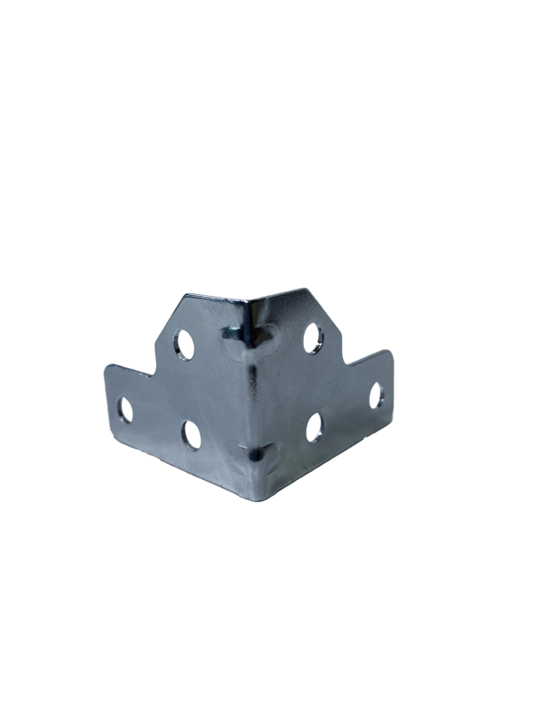 ESQUINERO EN L C/NERVADURAS 6 AGUJEROS 40X32MM - USH 107