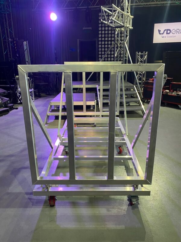 CARRO DE ESCENARIO DE ALUMINIO MODULAR PORTATIL