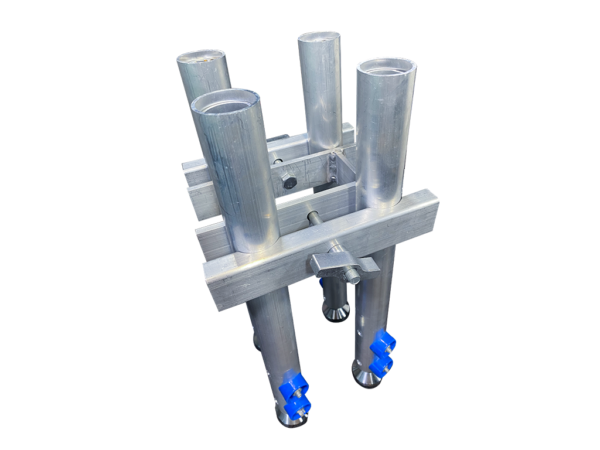 ABRAZADERA DE ALUMINIO DE 2 Y 4 PATAS PARA TARIMA