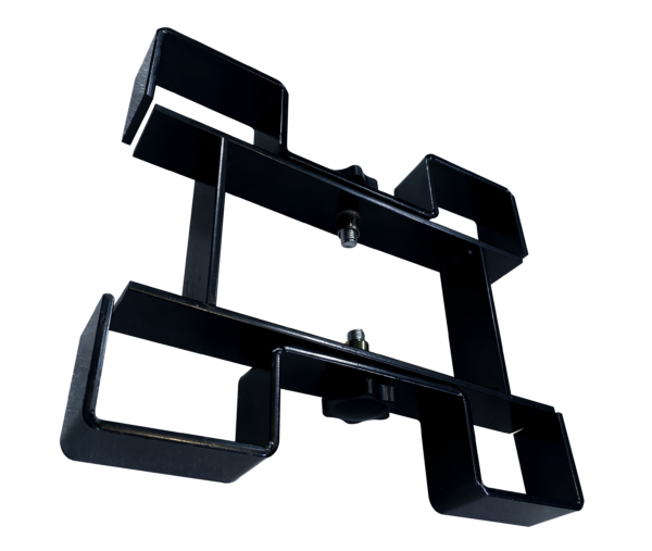 ABRAZADERA DE ACERO NEGRO DE 2 Y 4 PATAS PARA TARIMA